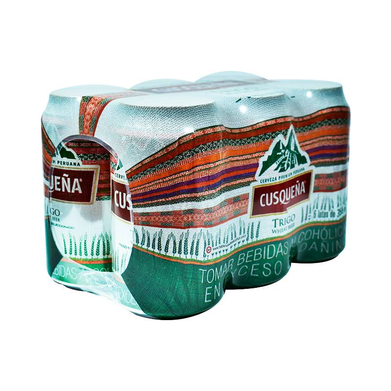 Cerveza Cusqueña Trigo Pack 6 Unid. Lata 355 ml